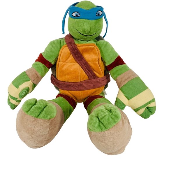 Nickelodeon Teenage Mutant Ninja Turtles Pillow Buddy Leonardo 24" Plush XL - Picture 4 of 10